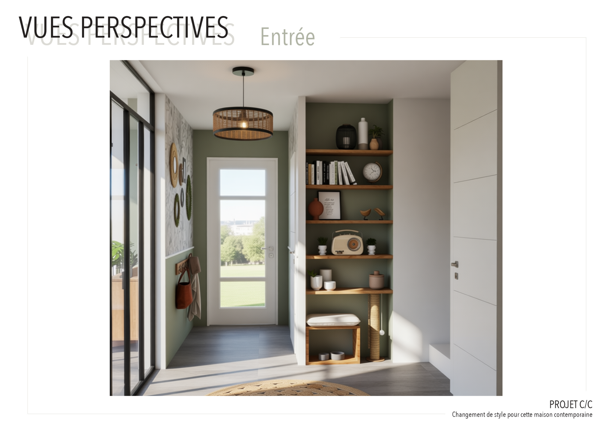 rendu photoréaliste entrée