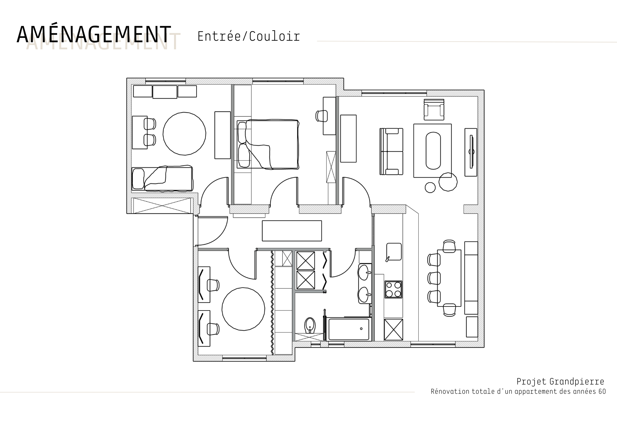 Plan aménagement 2D