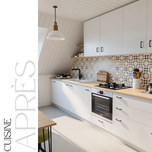 Home staging virtuel - cuisine après 1