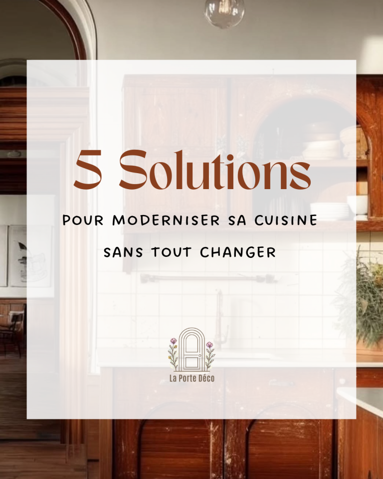 5 Solutions pour moderniser sa cuisine sans tout changer